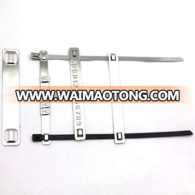 Stainless Steel Marker Plates, Stainless Steel Carrier Strips For Cable Markers, SS Carrier Strips